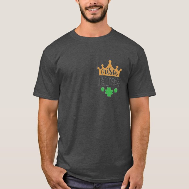 St patrick's day Irish Kung    FunnyT-Shirt T Shirt (Framsida)