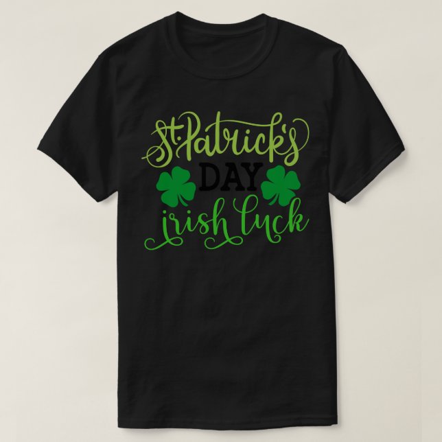 St patricks day Irish Luch T Shirt (Design framsida)