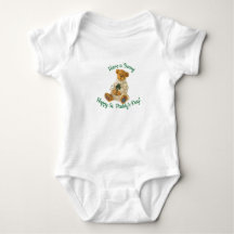 St. Patrick's Day Irish Nalle Baby Bodykostym
