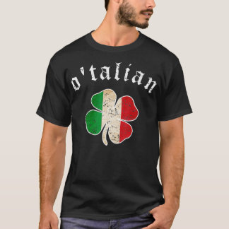 St patricks day Irish Otalian Italien Shamrock T Shirt