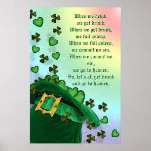 St patricks day Irish Poster