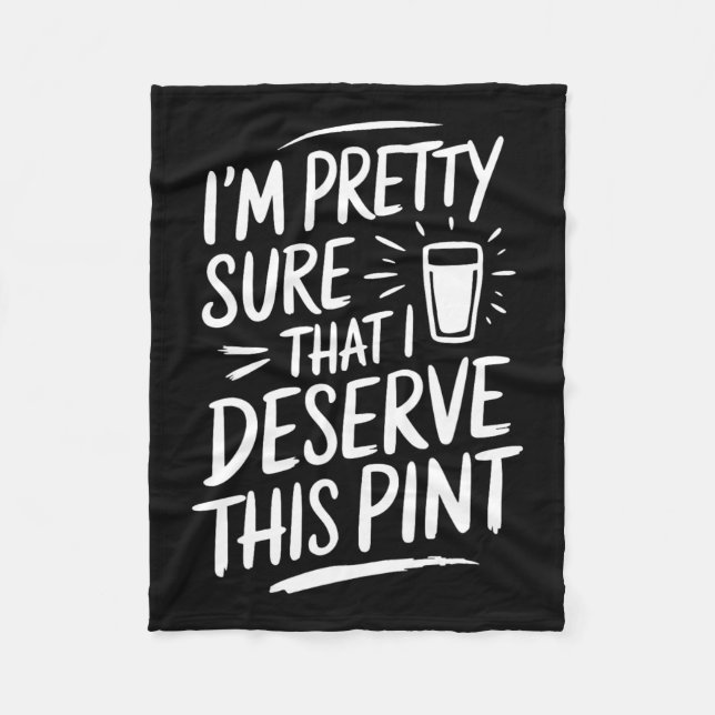 St patricks day Irish Pride Funny Shamrock Parad Fleecefilt (Framsidan)