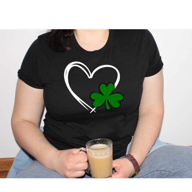 St patrick's day Irish pride hade tur klöver schro T Shirt (Skapare uppladdad)