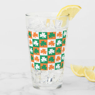 St. Patrick's Day Irish Shamrock Klöver Beer Glaskopp