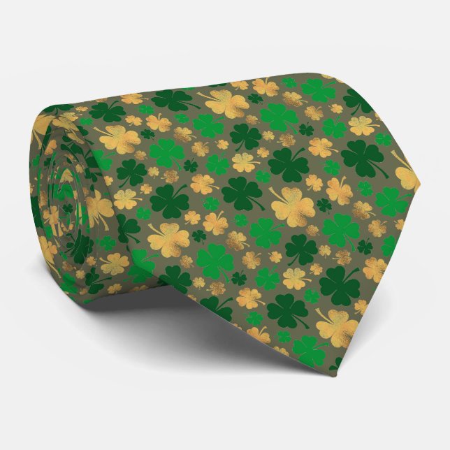 St. Patrick's Day Irish Shamrock Manar Tie Slips (Rullad)