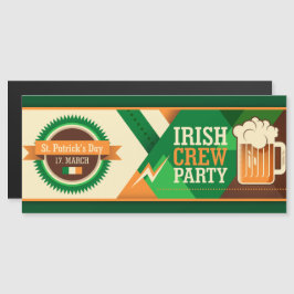St patrick's day Irish Shamrock Party Magnetisk Inbjudningskort