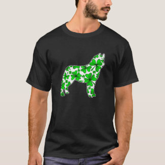 St. Patrick's Day Irish Siberian husky Hund Shamro T Shirt