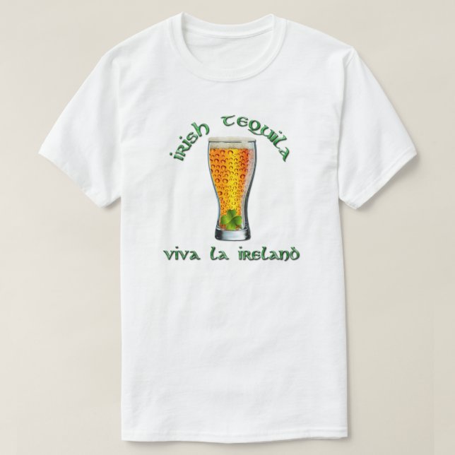 St. Patrick's Day - Irish Tequila, Viva la Ireland T Shirt (Design framsida)
