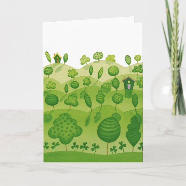 St patricks day Irish välsignelse Kort (Framsida)