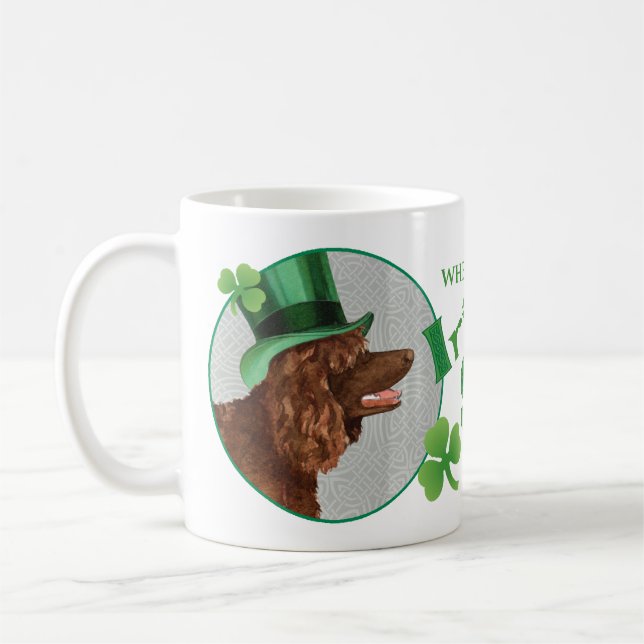 St. Patrick's Day Irish Vatten Spain Kaffemugg (Vänster)