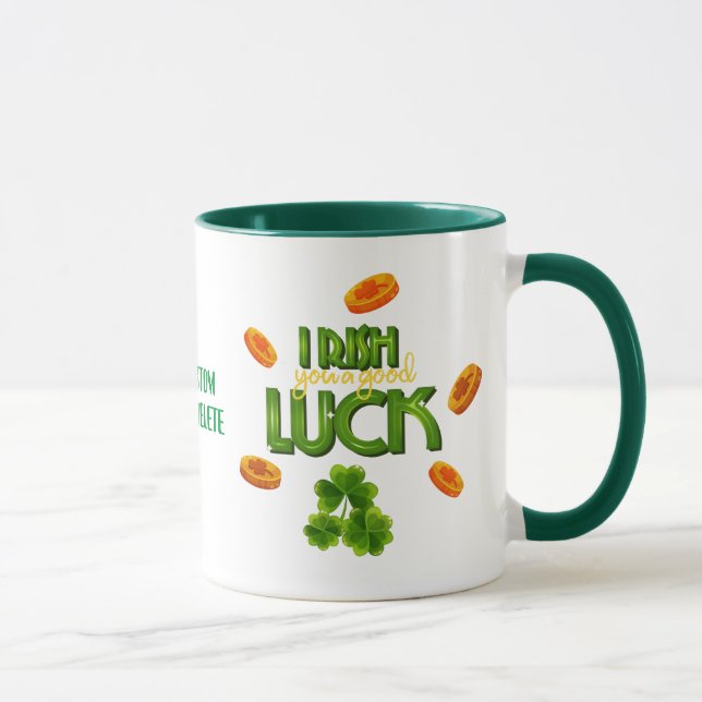 St. Patrick's Day Irish You a Lycka till Mugg (Höger)