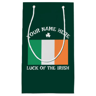 St Patricks Day Irland Flagga Anpassat Namn Shamro