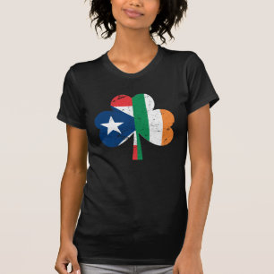 St patricks day Irland irländska Puerto Rican T Shirt