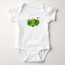 St. Patrick's Day Irländsk i själen Babystrampes
