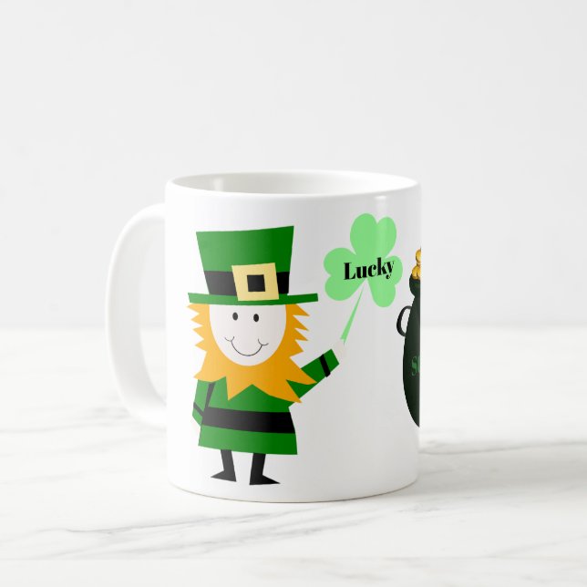 St. Patrick's Day Irländsk kaffemugg (Framsida vänster)