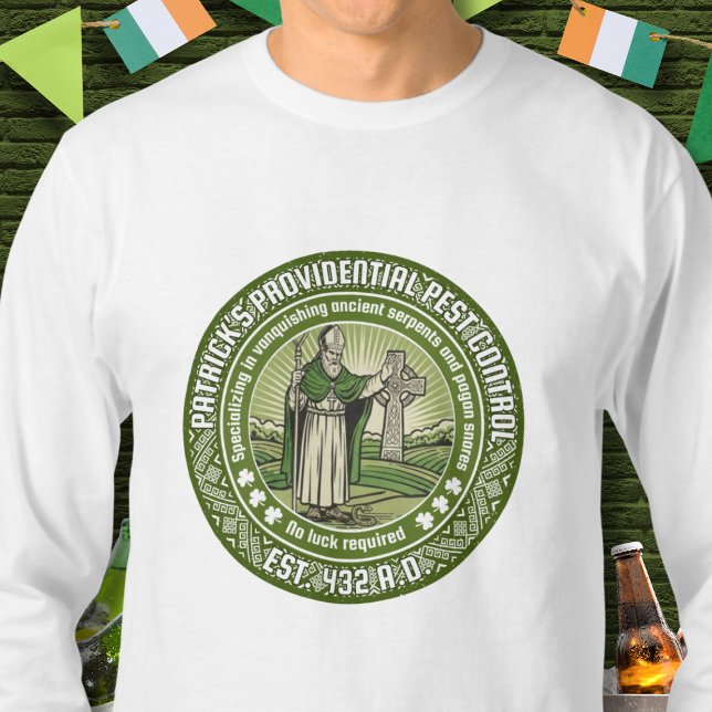 St. Patrick's Day Irländsk Katolsk T-Shirt (Skapare uppladdad)