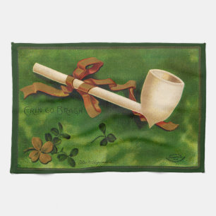 St. Patrick's Day Irländsk pipa kökshandduk