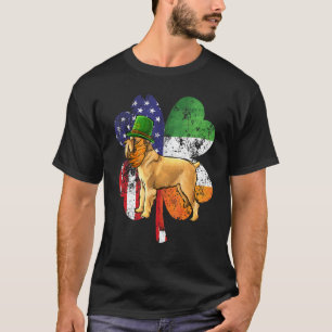 St Patricks Day irländska amerikanska flaggan Brys T Shirt