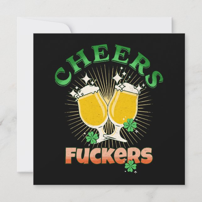 St Patricks Day Irländskt drickande (Framsida)