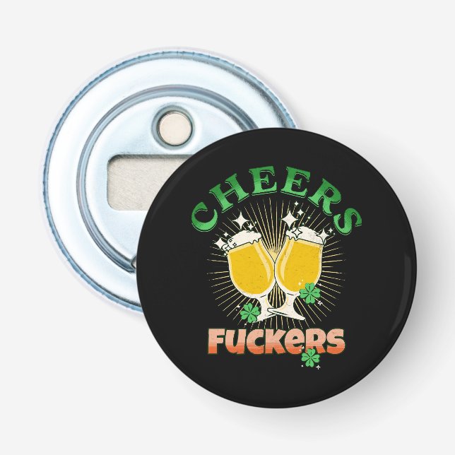 St Patricks Day Irländskt drickande Flasköppnare (Framsidan)