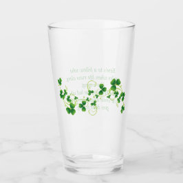 St. Patrick's Day Irländskt välsignelse-pintglas Glaskopp