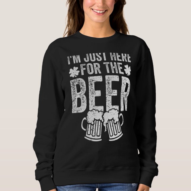 St patrick's day jag är här för Beer Drinki T Shirt (Framsida)