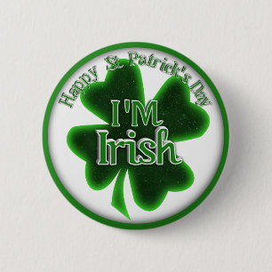 St. Patrick's Day - jag är IRISH Knapp