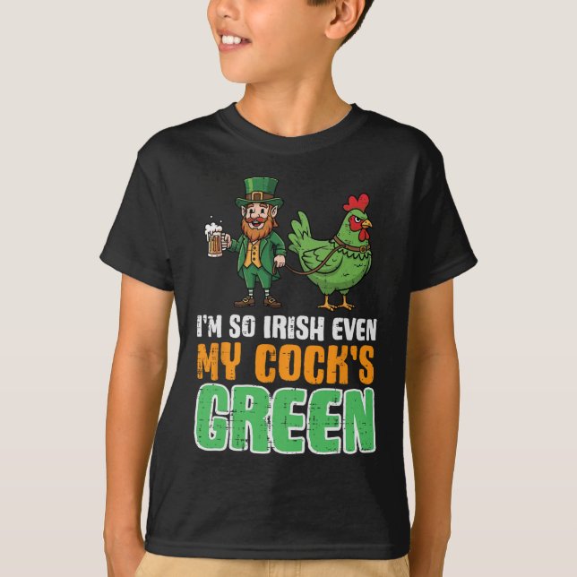 St Patricks Day Jag är så irländsk även min gröna  T Shirt (Framsida)