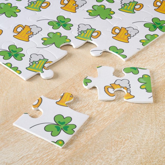 St. Patrick's Day Jigszawa Puzzle Pussel (Sidan)