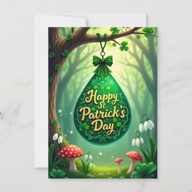 St. Patrick's Day  Julkort (Framsida)