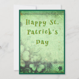 St patrick's day julkort