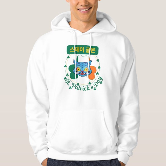 St. Patrick's Day k-Pop Hoodie (Framsida)