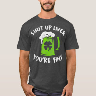 St patricks day Käck upp levern T Shirt