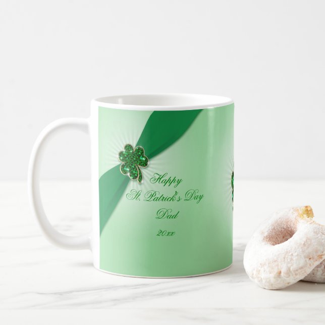 St. Patrick's Day Kaffemugg (Med munk)