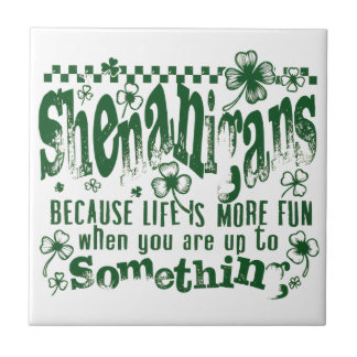 St. Patrick's Day Kakelplatta