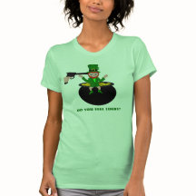 St patrick's day känner du Lucky Womens T-Shirt