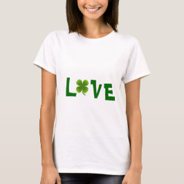St. Patrick's Day KÄRLEK Design MatairyT-Shirt Tröja