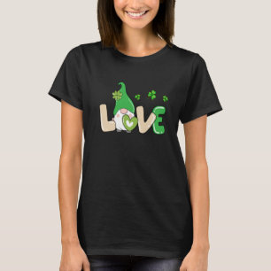 St patrick's day Kärlek Gnome T Shirt