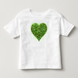 St. Patrick's day   KÄRLEK   grönt som glittrar hj T Shirt