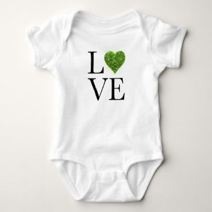 St. Patrick's day KÄRLEK grönt som glittrar hj T Shirt