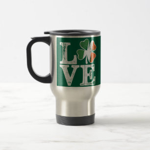 St Patricks Day Kärlek Lucky Irländska Shamrock Gr Resemugg