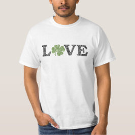 St patricks day KÄRLEK med schamprock Tee