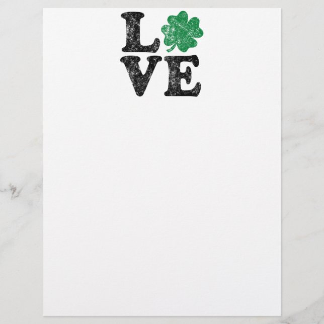 St patrick's day KÄRLEK Shamrock Irish (Framsida)