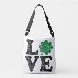 St patrick's day KÄRLEK Shamrock Irish Axelväska
