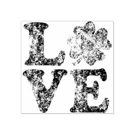 St patrick's day KÄRLEK Shamrock Irish Stämpel