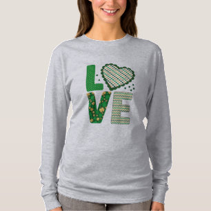 St. Patrick's Day Kärlek T Shirt