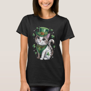 St Patricks Day Katt Tomte St Paddys Day St Ca T Shirt