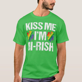 st patricks day Kiss Me Im Birish Bisexual T Shirt