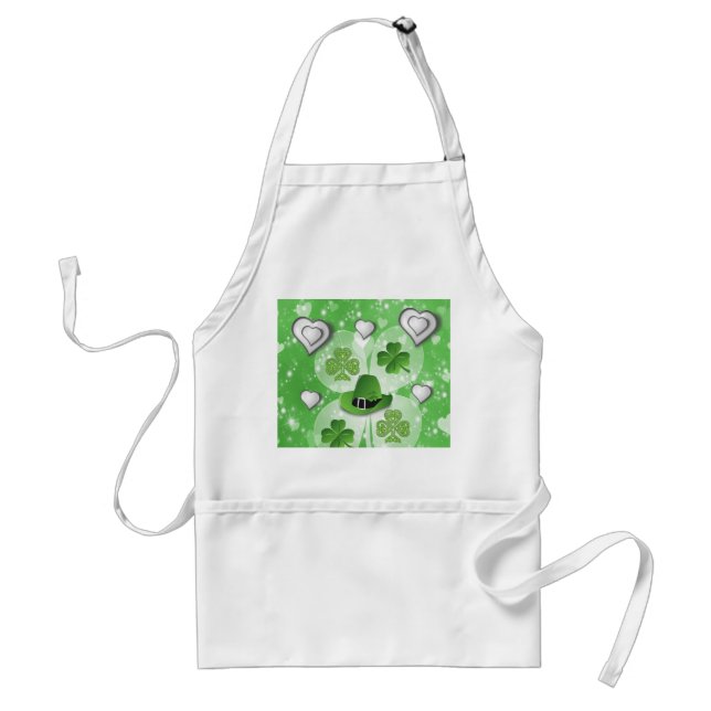 St. Patrick's Day Kitchen Apron Förkläde (Framsidan)