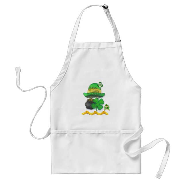St. Patrick's Day Kitchen Apron Förkläde (Framsidan)